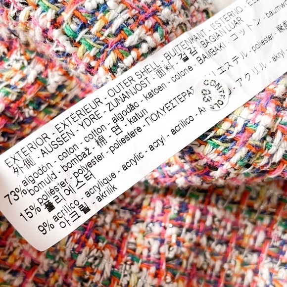 ZARA Rainbow Tweed Shorts - Picture 6 of 9